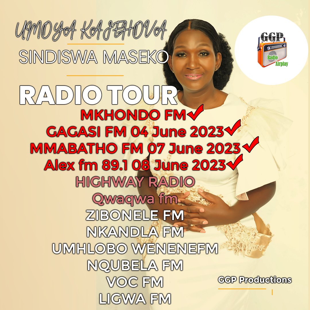 Sindiswa maseko radio tour